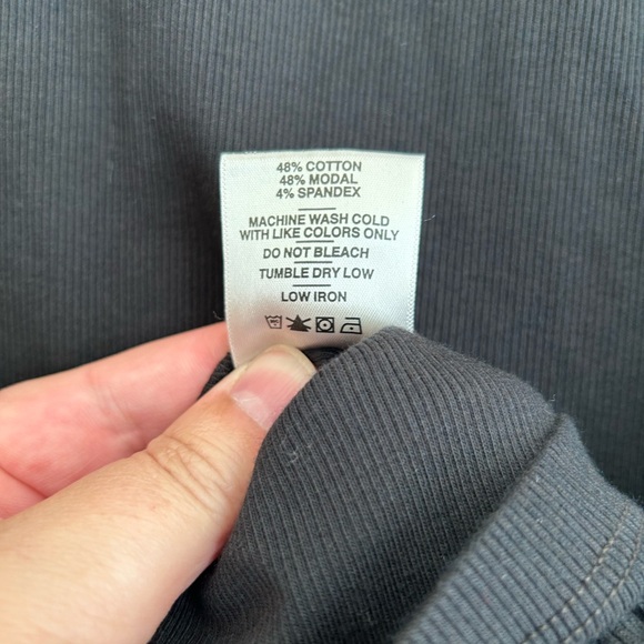 NWOT American Giant stretch rib crew tee XL - Picture 4 of 5